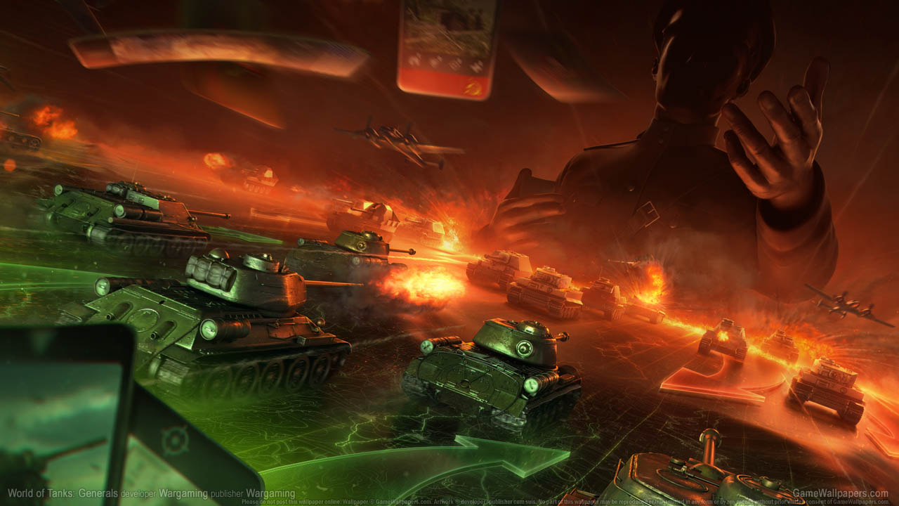 World of Tanks: Generals fond d'cran 01 1280x720