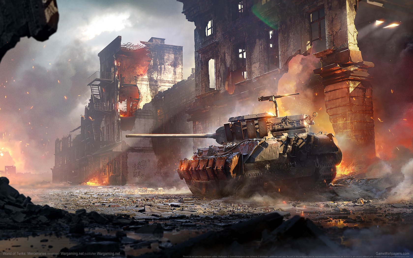 World of Tanks: Mercenaries fondo de escritorio 01 1680x1050