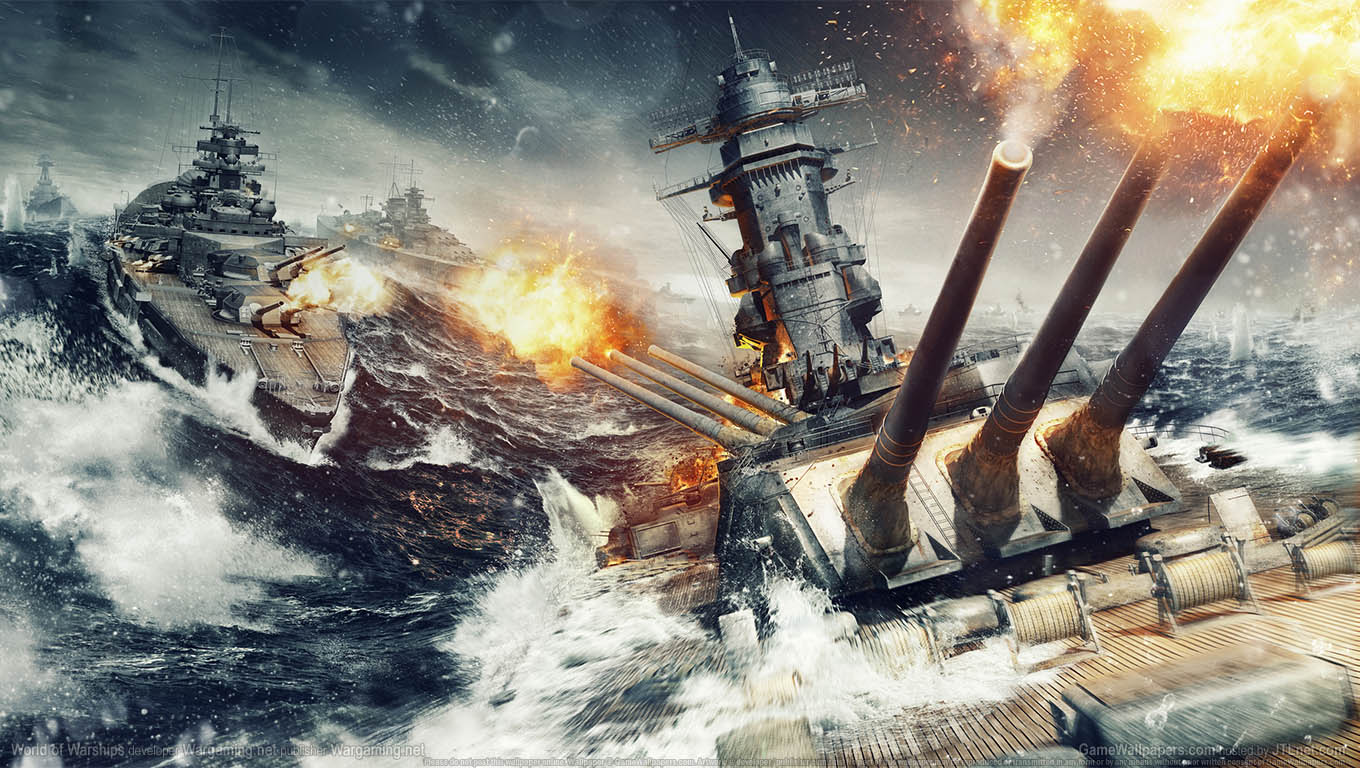 World of Warships wallpaper 02 1360x768