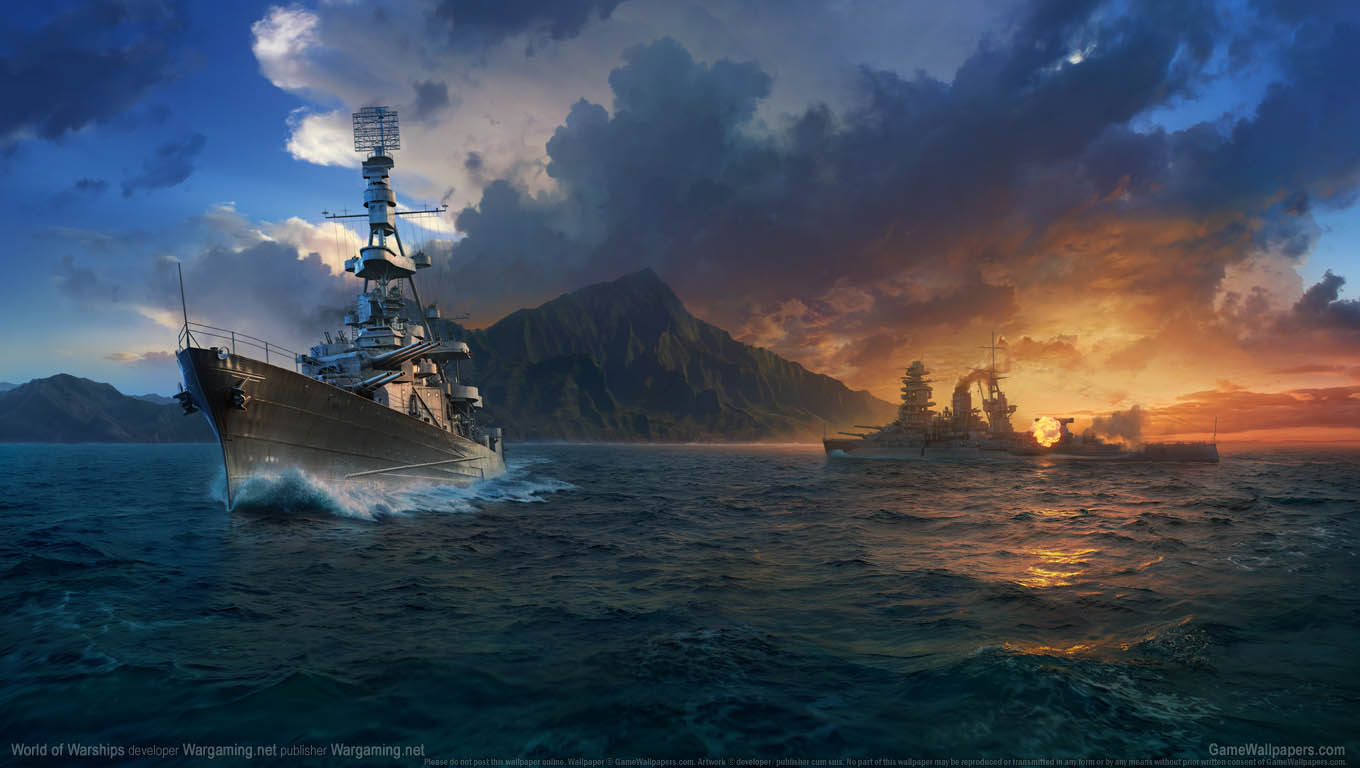 World of Warships fondo de escritorio 11 1360x768