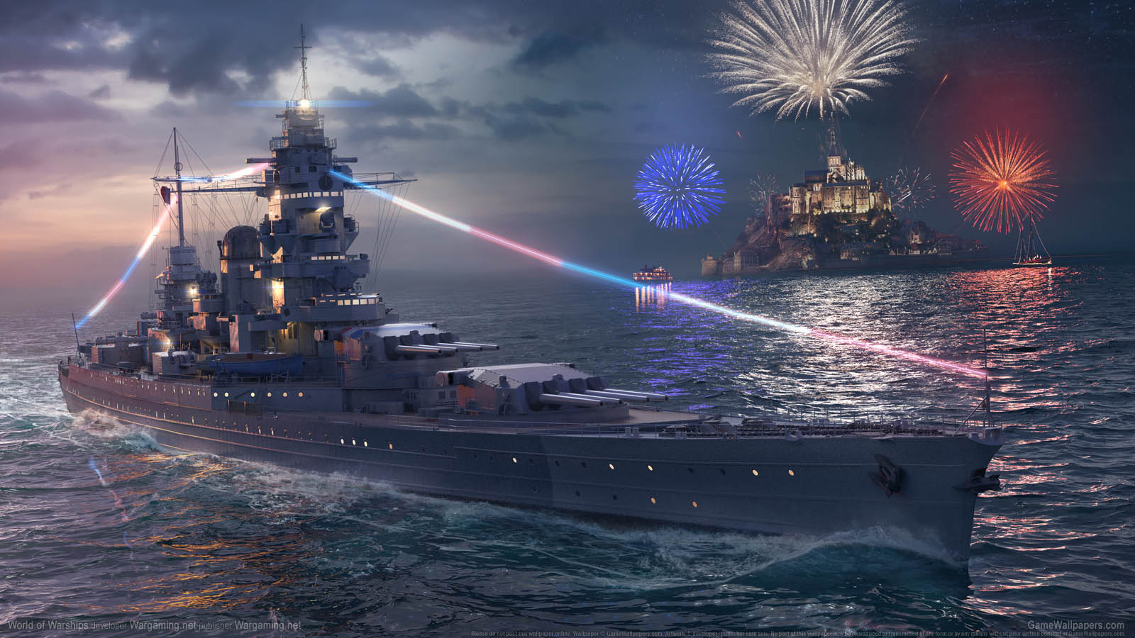World of Warships fond d'cran 13 1600x900