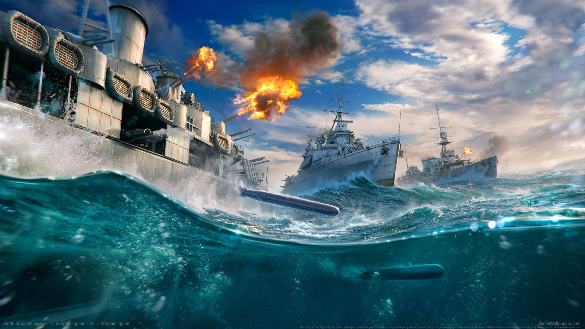 World of Warships fondo de escritorio 15 1920x1080