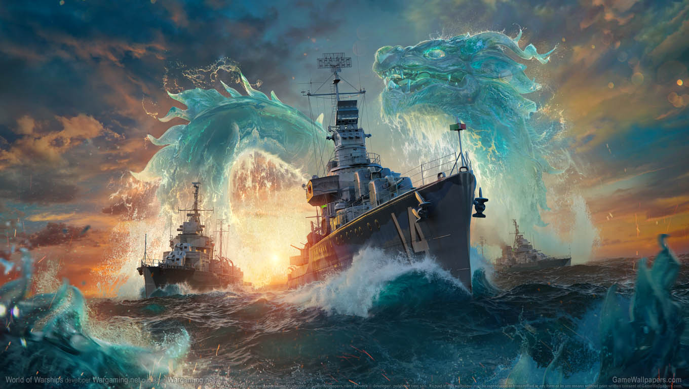 World of Warships wallpaper 17 1360x768