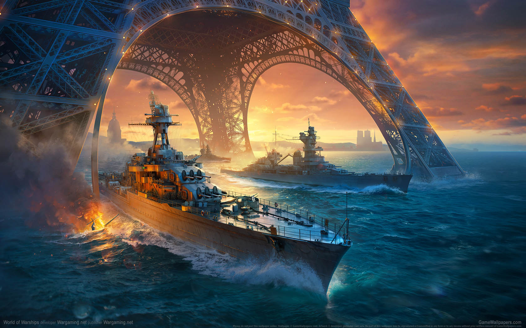World of Warships fondo de escritorio 20 1680x1050