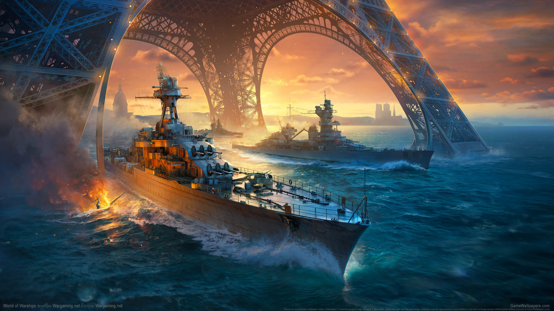 World of Warships achtergrond 20 1920x1080