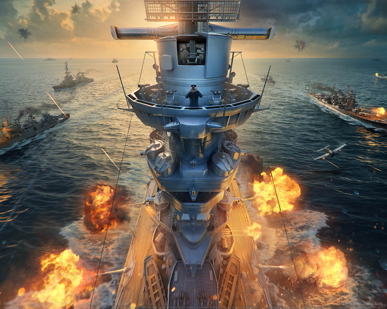 World of Warships achtergrond 23 1280x1024