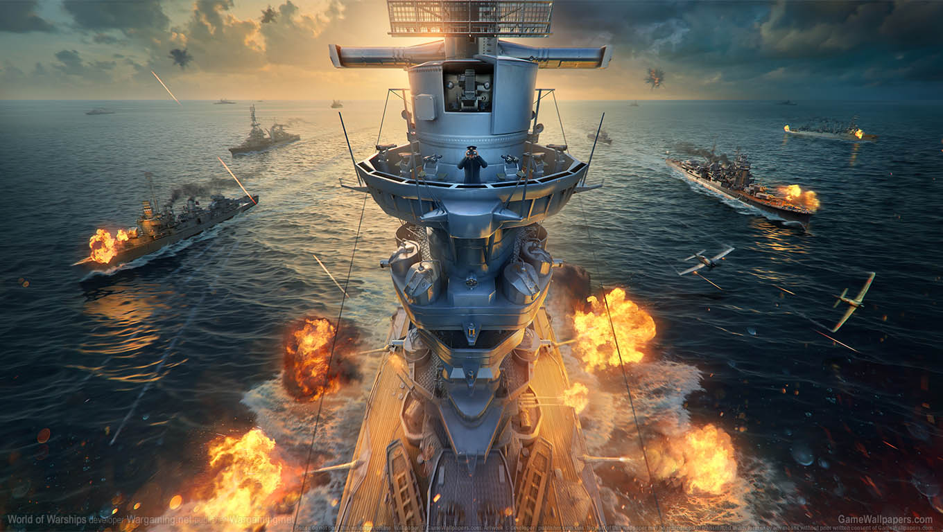 World of Warships fondo de escritorio 23 1360x768