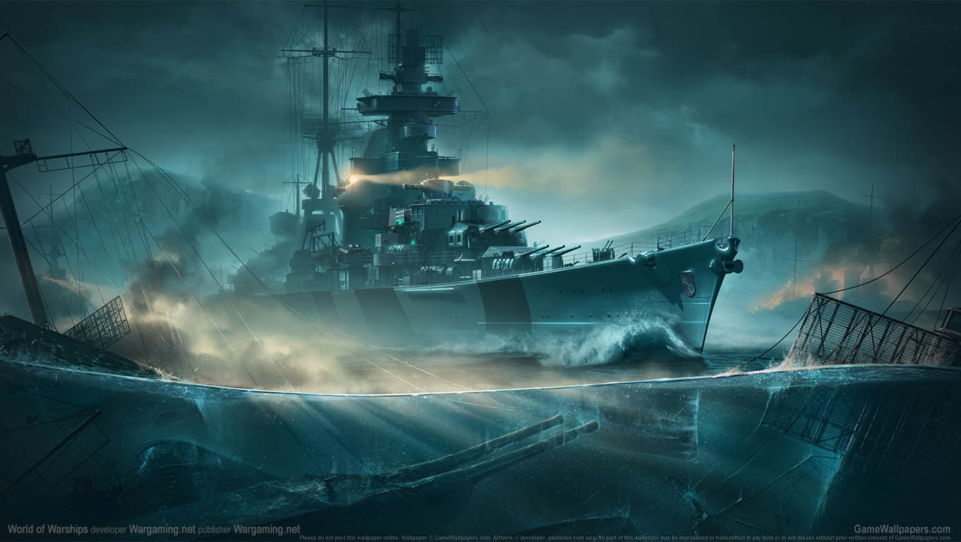 World of Warships fond d'cran 28 1360x768