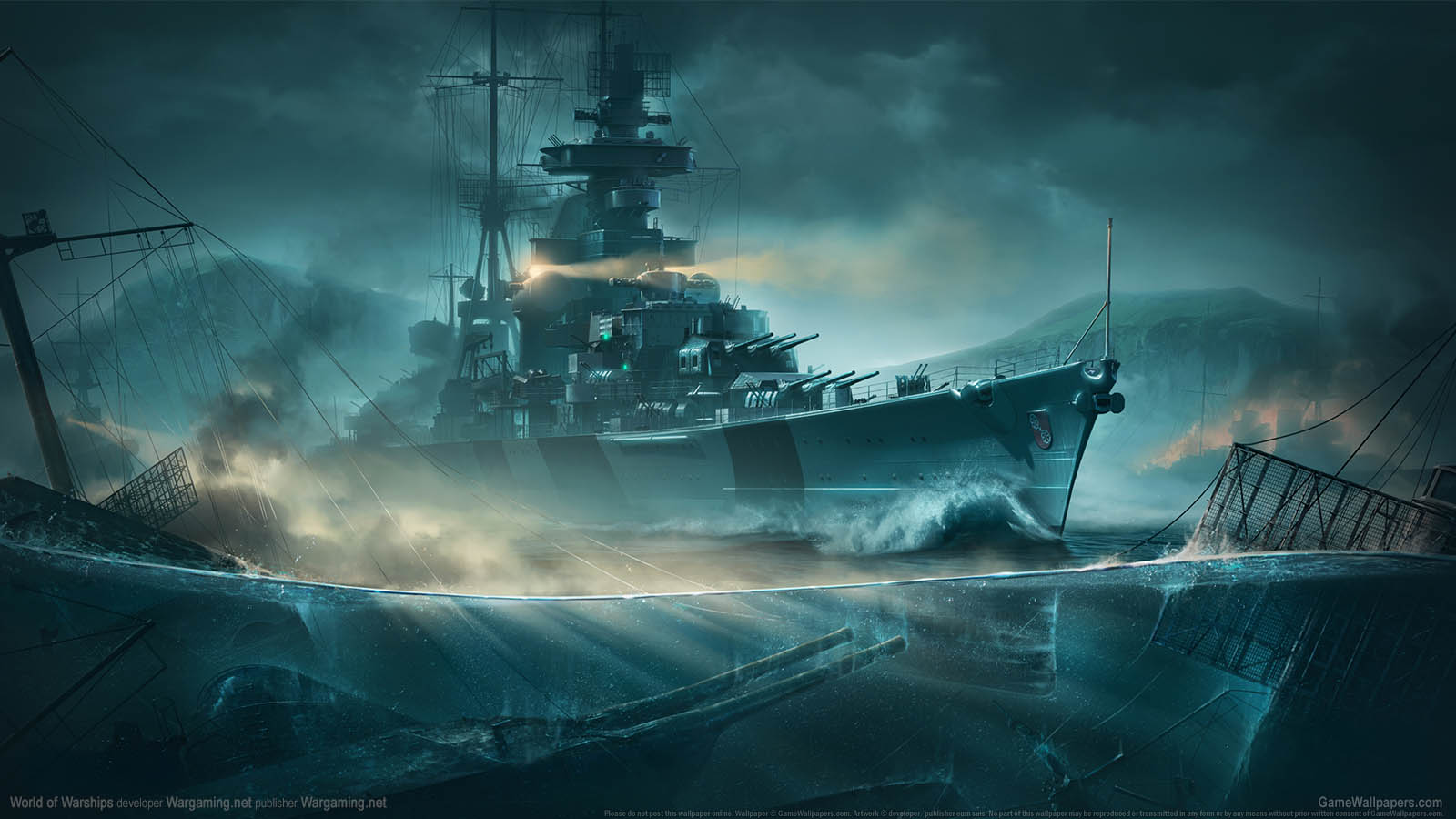 World of Warships fond d'cran 28 1600x900