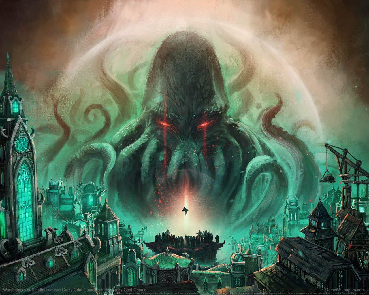 Worshippers of Cthulhu wallpaper 01 1280x1024