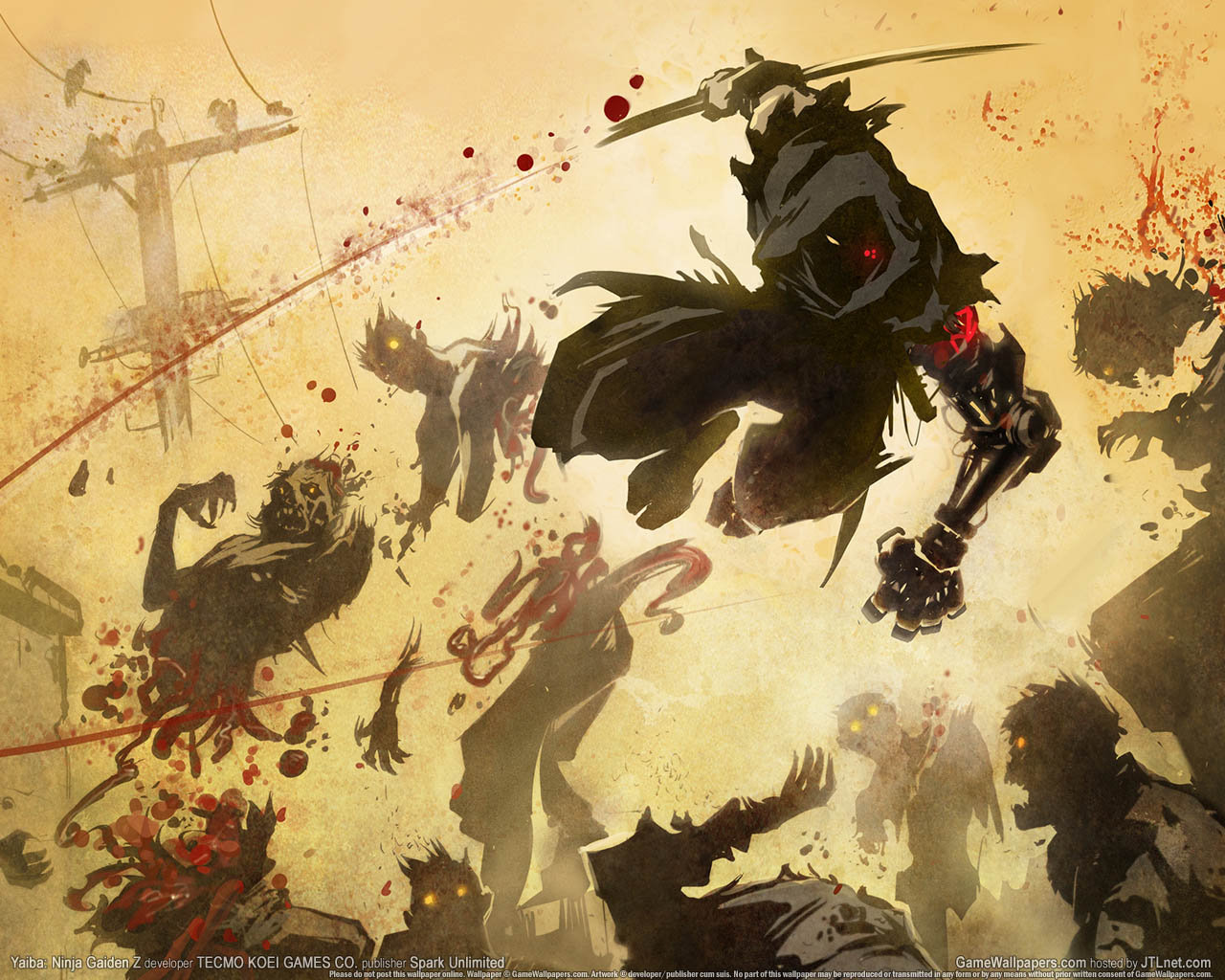 Yaiba: Ninja Gaiden Z Hintergrundbild 01 1280x1024