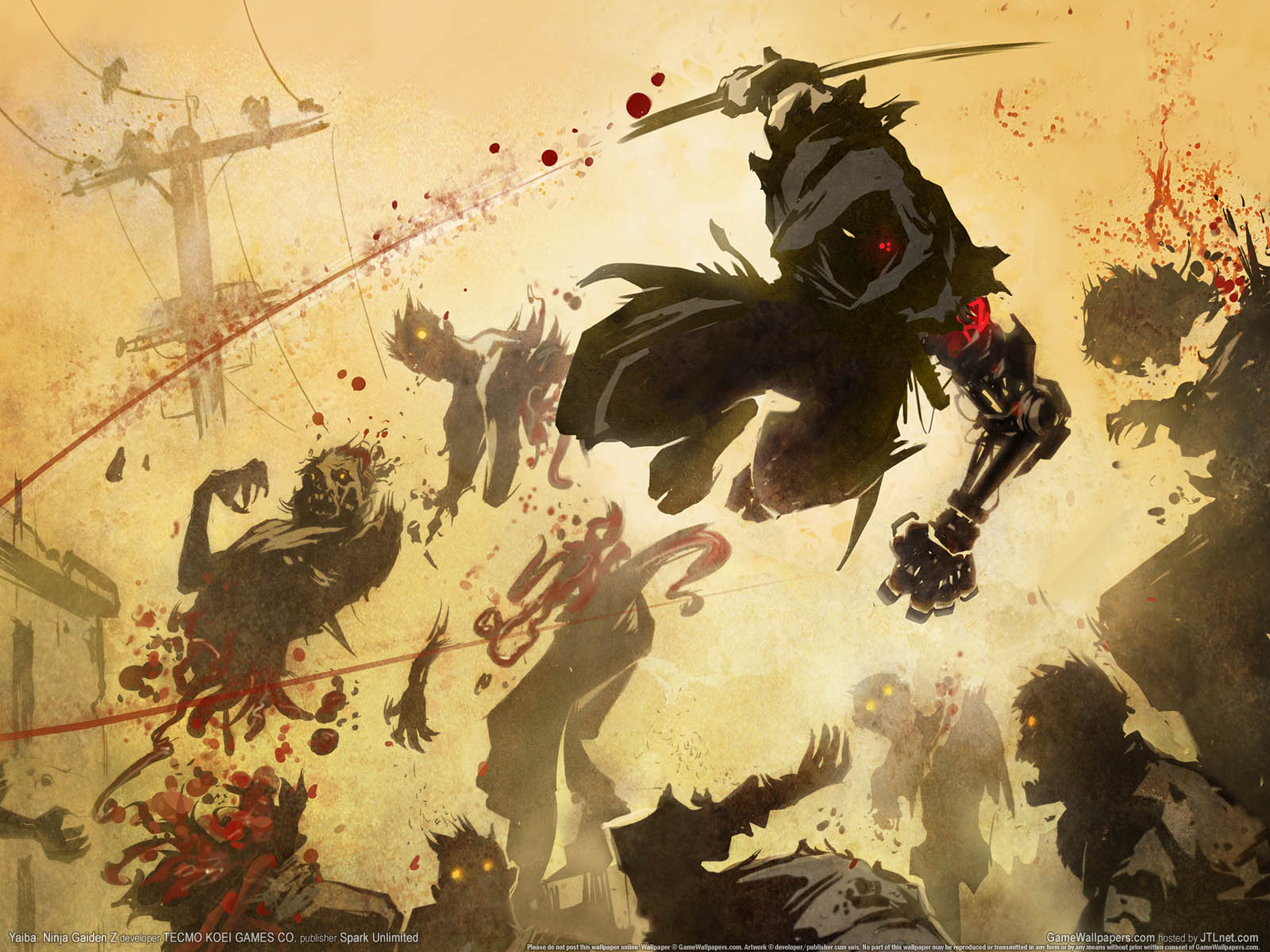 Yaiba: Ninja Gaiden Z Hintergrundbild 01 1600x1200
