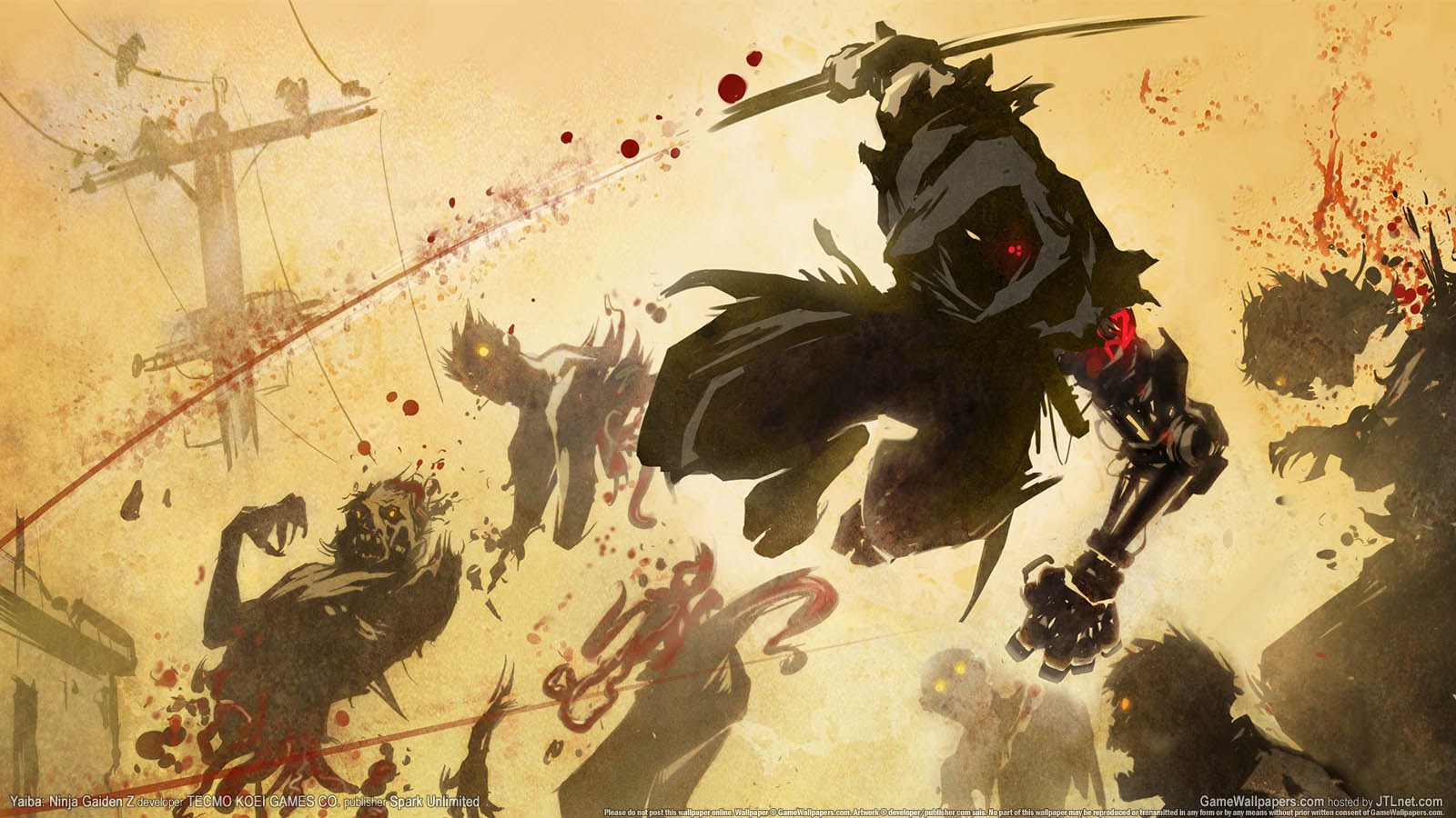 Yaiba: Ninja Gaiden Z Hintergrundbild 01 1600x900