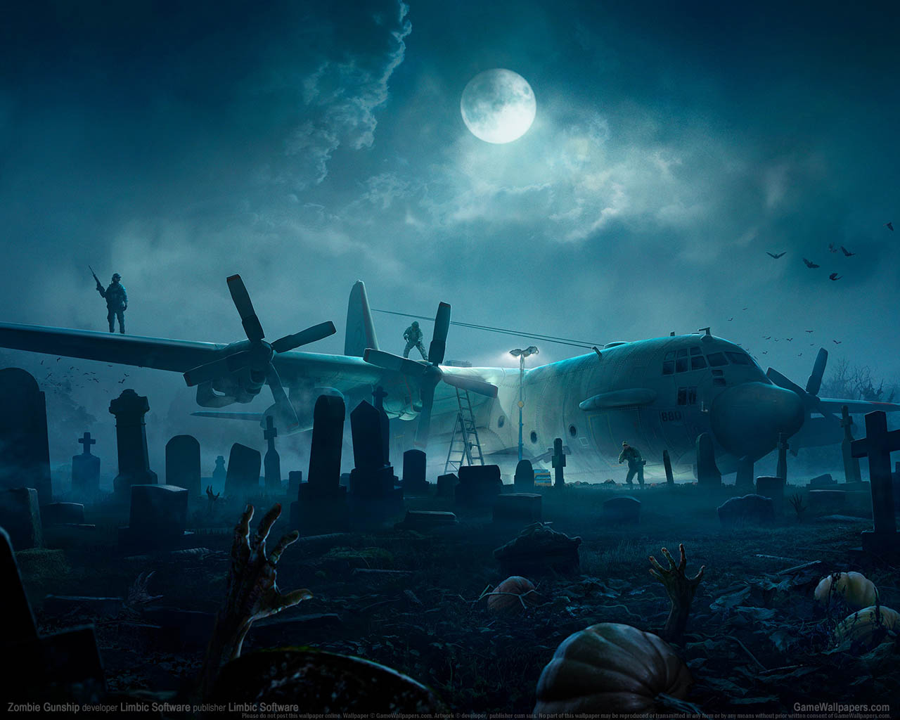 Zombie Gunship wallpaper 01 1280x1024